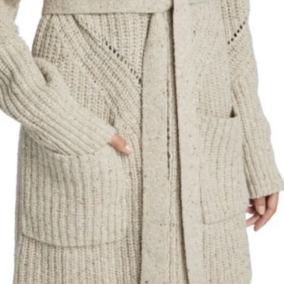$565 RAG & BONE Eco Donegal  Wool Blend Cardigan Sweater| - Picture 4 of 6